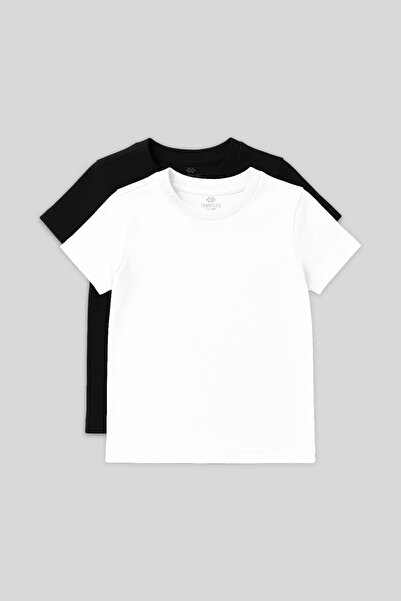 TOMMY LIFE Tricou pentru copii unisex, cu decolteu în formă de O, standard, p...