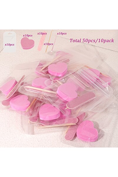 Choice 50pcs-10pack 10set/15set Disposable Nail Manicure Kits, Individually P...