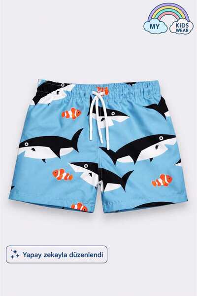 My Kids Wear Boy's Water Repellent Parachute Fabric Character Printed Waist L...