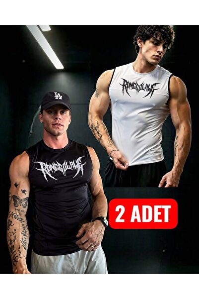 kalawear 2 piese pentru bărbați, Fit Gym Fitness, respirabil, tehnic, cu usca...