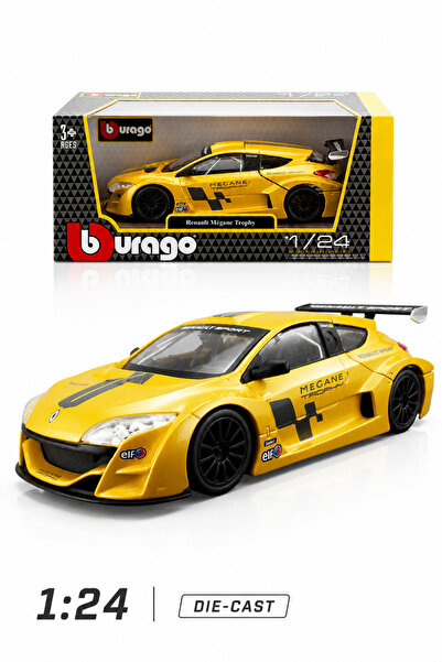 craftivio 1:24 Renault Megane Trophy Yellow Diecast Metal Model Car