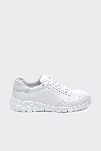 derinet Comfort Taban Hakiki Deri Lastik Bağcıklı Erkek Sneaker
