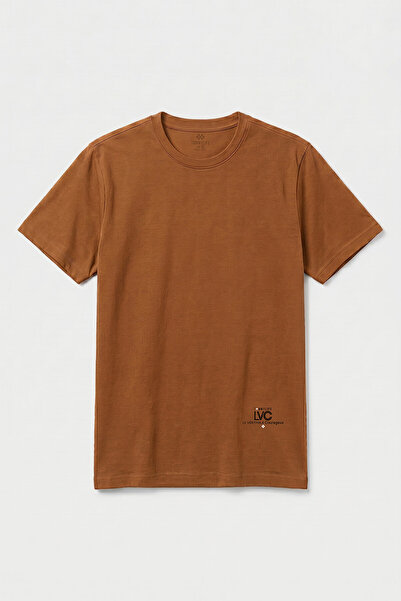 TOMMY LIFE Tricou pentru bărbați cu mânecă scurtă, imprimat, cu imprimeu Cinn...