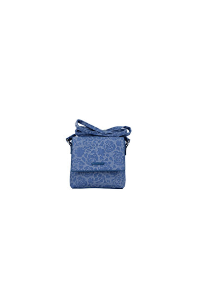 dukidasoturkiye Duki Daso Blue Patterned Women's Shoulder Bag - Daily Stylish...