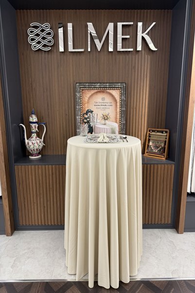ilmek Dertsiz Serpme Bistro Tablecloth |   Wedding, Event, Organization, Cocktail Tablecloth