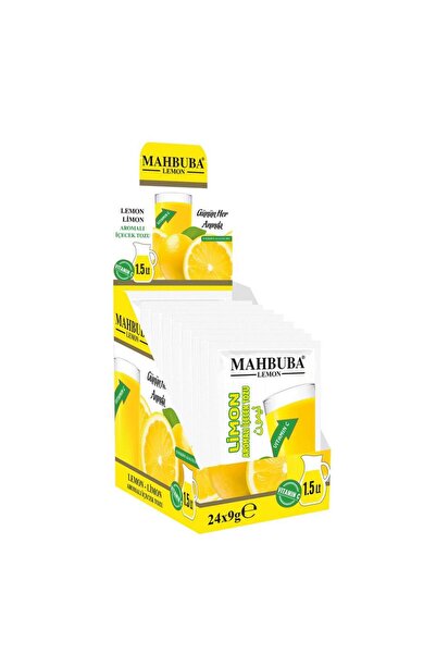 Mahbuba Limon Aromalı Soğuk Toz İçecek 24x9gr
