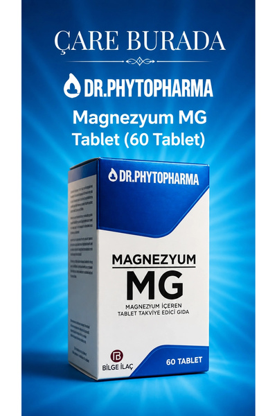 Çare Burada Dr. Phytopharma - Magnezyum Tablet 1650 mg × 60 Tablet (Magnezyum...