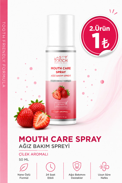 LAST TOUCH Nefes Tazeleyici, Ağız Kokusu Önleyici Sprey 50 ML ( Çilek )