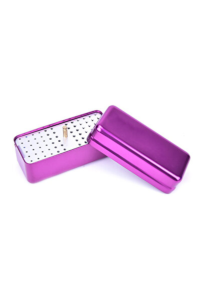 Choice Purple 1Pc Dental Aluminium Endo Files Holder Box Aluminium 72 Hole Au...