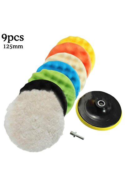 Choice A 5 Inch Car Polishing Disc Set 125mm Sponge Buffing Waxing Sponge Woo...