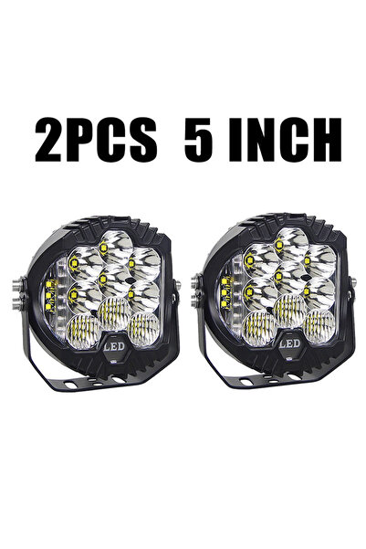 Choice1 2pcs-white-5inch Automobile LED Sport Work Lamps for Lada Offroad 4X4...
