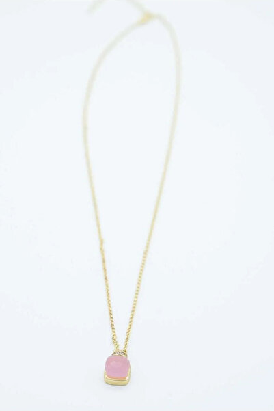Rüzgar Alaz Pomera Pink Quartz Necklace