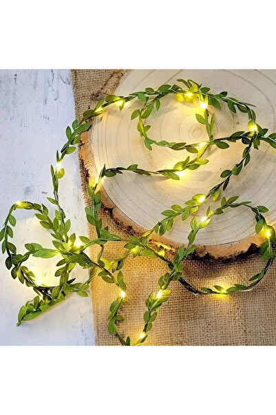 Choice 5m 50LEDS Warm Light Outdoor Tiny Leaf LED Copper Wire Fairy String Li...