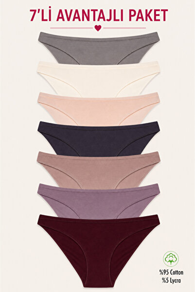 Cotpark Women's Basic Cotton Bikini Panties 7-Pack - Flexible Comfortable Dai...