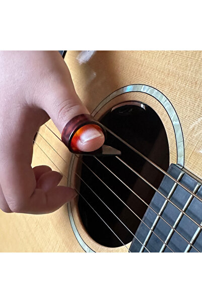 Choice 4Pcs 4Pcs Celluloid Guitar Thumb Picks Finger Picks Replacement Instru...