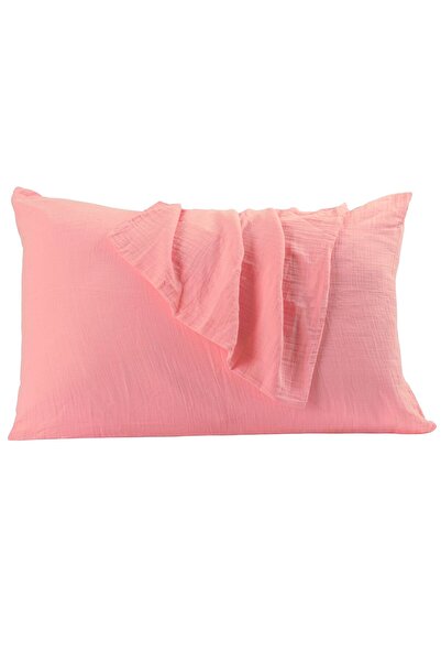 Püskül Luxury Muslin Pillowcase 2 Pieces - 100% Cotton, 2-Layer, High Quality...