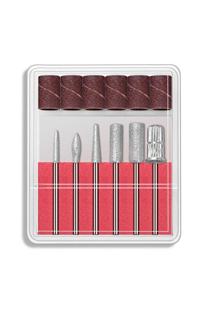 Choice 6 Pcs/set Nail Drill Bits Set Electric Manicure Head Replacement Devic...