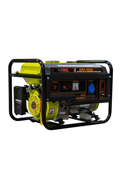 GenPower GBG 4000 Model 4 kVA Benzinli İpli Tekerleksiz Monofaze Portatif Jen...
