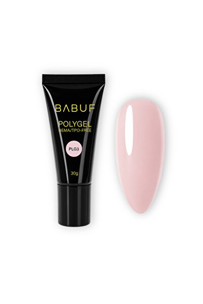 BABUF Polygel de construcție fără curgere Pink Nude PLG3, 30g