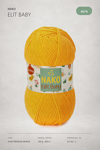 NAKO ELIT BABY 4674 Portakal Nergisi