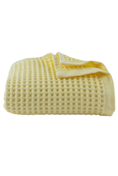 Püskül Tekstil Luxury Bath Towel 1Pcs, Waffle Weaving, 100% Cotton, High Qual...