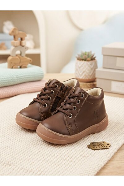 nuh kids Genuine Leather Orthopedic & Anatomical 1St Class Daily Baby Boots