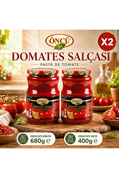 Öncü Pastă de Tomate Öncü, Set 2 x 680 g