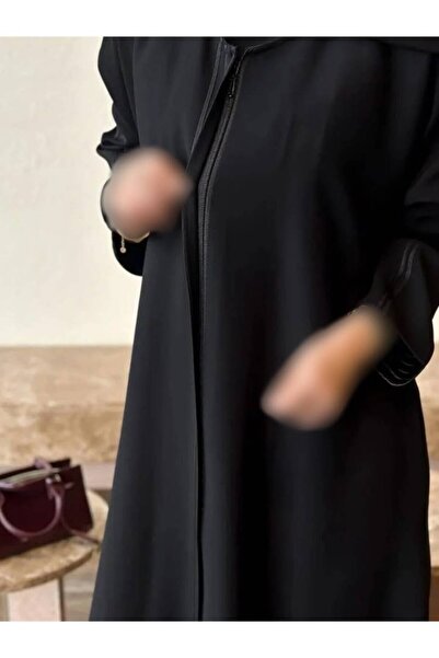 DEAL ABAYA عباية حنين من متجر ديل (DEAL) – بقماش كتان بقصة ربع كلوش