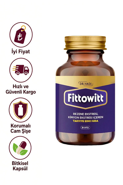 DR HADI Fittowitt 30 Kapsül Kadınlara Özel Rezene Ekstresi , Kimyon Ekstresi İçeren