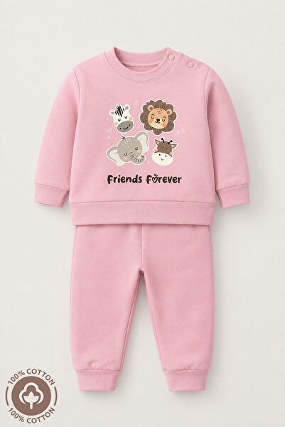 Miniel Unisex Baby Forever Friends Printed 100% Cotton 6-9-12 Months Top and ...