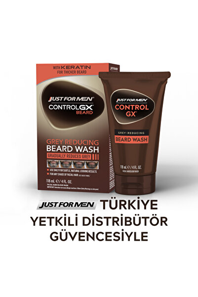 Just For Men Control GX Gri Azaltıcı Sakal Bıyık Yıkama Şampuanı