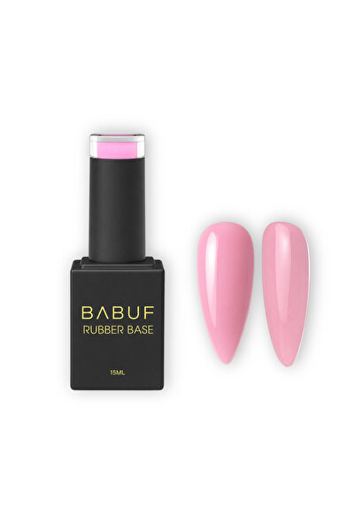 BABUF Baza Rubber | Roz cu bule | RB 14 | 15 ml