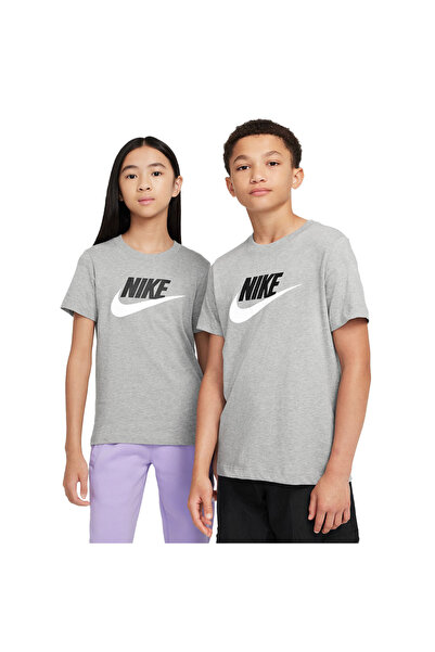 Nike K NSW TEE FUTURA HBR FZ5178-063 Γκρι