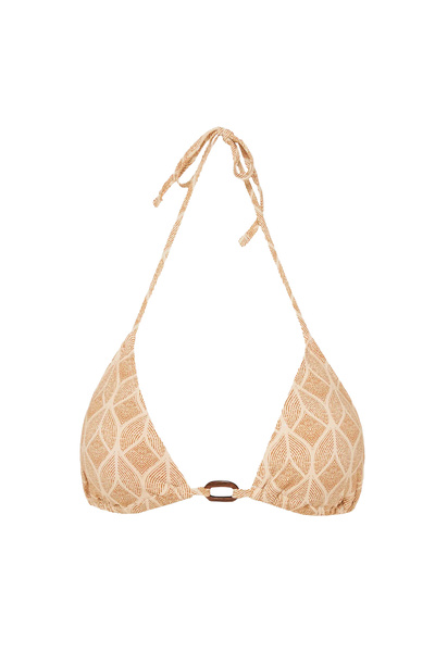 Funky Buddha ΤΟΠ FBL013-105-16T-CLOUD CREAM Μπεζ