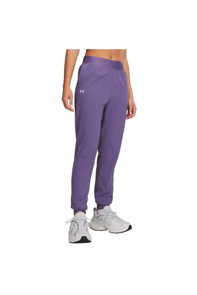 Under Armour RIVAL ΥΨΗΛΟΥ ΣΤΑΘΜΗΜΑΤΟΣ ΥΦΑΝΤΟ ΠΑΝΤΕΛΟΝΙ 1382727-520 Μωβ