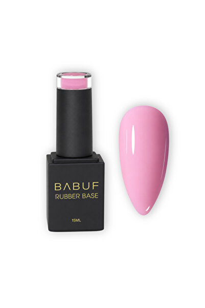 BABUF Bază Rubber autonivelantă Pink Energy RB18, roz, 15ml