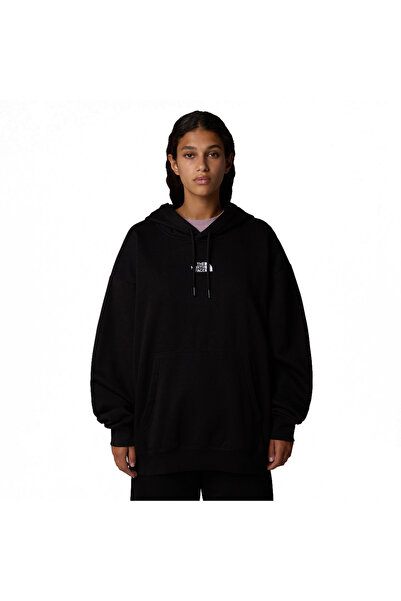 THE NORTH FACE W ESSENTIAL OVERSIZE HOODIE NF0A89ENJK3-JK3 Μαύρο