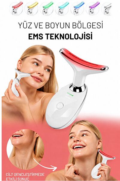 Enshall Boyun Ve Yüz Kırşıklık Giderici (Gıdık,Sarkma,Kırışıklık) 7 Modlu Auh...