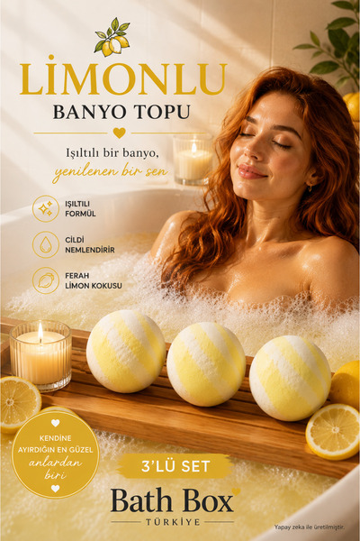 bath box Bathbox Banyo Topu Ve Nem Bombası Jakuzi Küvet Manikür Topu Banyo Bo...