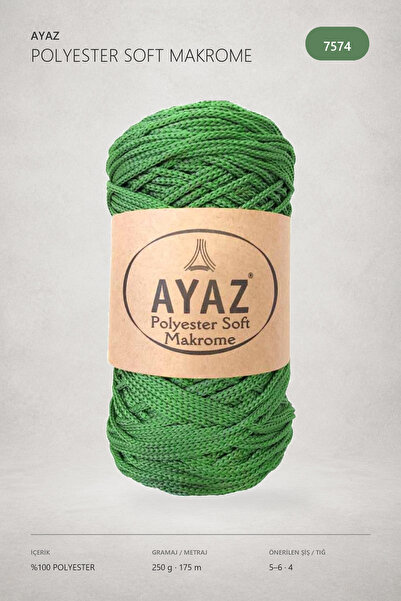 Ayaz Polyester Soft Makrome 250 Gram 175 Metre 7574