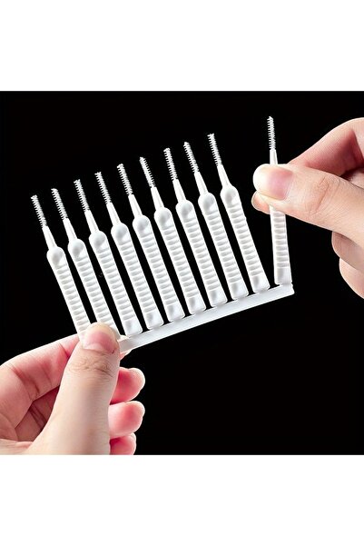 Choice WHITE 10 pcs 10 PCS Shower Eaning Brush Shower Hole Cleaning Brush Art...