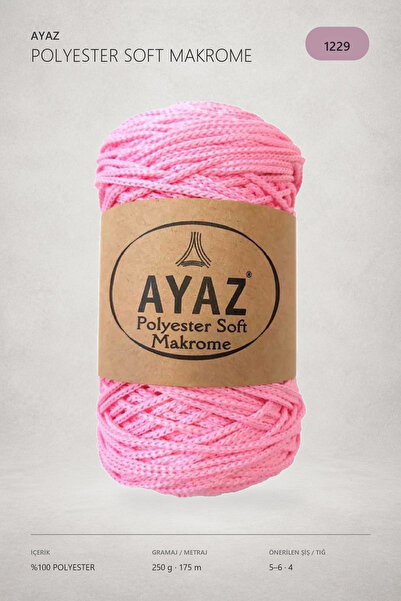 Ayaz Polyester Soft Makrome 250 Gram 175 Metre 1229