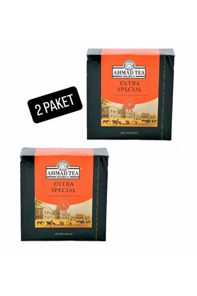 Ahmad Tea Extra Special Bergamot bigben Aromalı kokulu çay Bardak Poşet Salla...