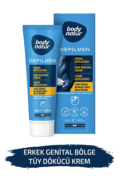 Body Natur Αποτριχωτική κρέμα για άνδρες, για την ευαίσθητη περιοχή, για πολύ...