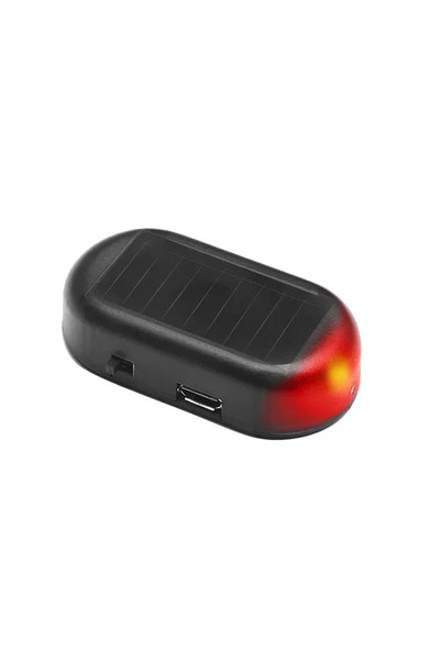 choice2 NO LOGO Red 1Pc Car Wireless Warning LED Flashing Anti Theft Caution ...