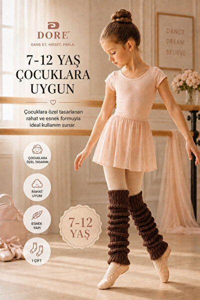 Dore Original 7-12 Years Old Girls' Leggings Socks - Premium Acrylic Knit Spe...