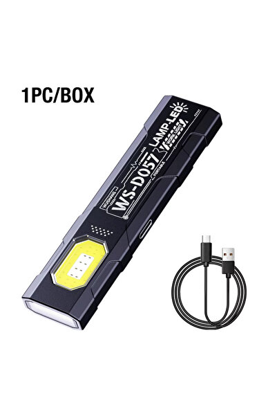 choice2 black 1pc Portable Waist Hanging Keychain, Mini Flashlight, Multifunc...