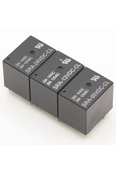 choice2 5V 5PCS/lot Power relays 5V 12V 24V 20A 5PIN SRA-05VDC-CL SRA-12VDC-C...