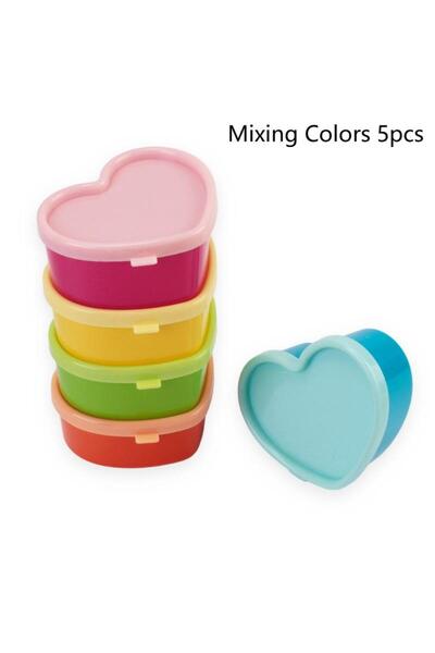 Choice A 5Pcs Mini Squeeze Bottle Lunch Box Plastic Condiment Bottle Ketchup ...