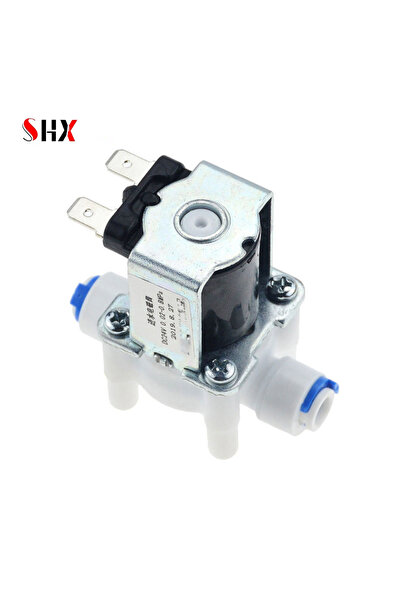 Choice1 12V AC220V DC12V/24V Plastic Solenoid Valve 1/4'' Quick Contact Norma...